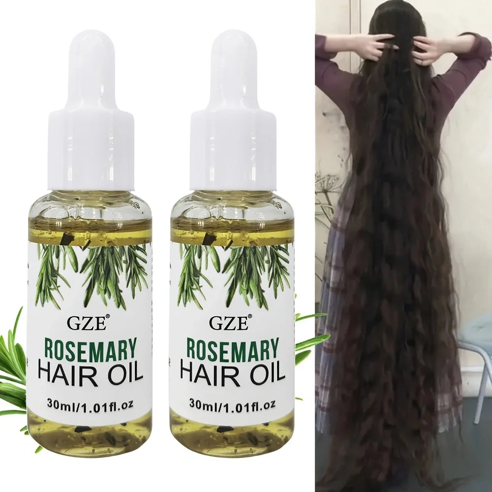 Óleo de Alecrim para o Couro Cabeludo – Fortalece Todos os Tipos de Cabelo