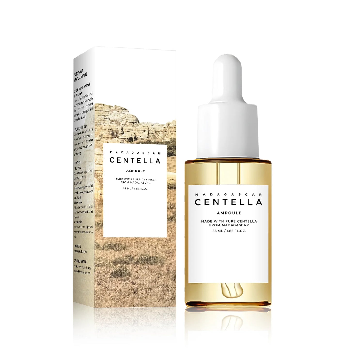 Sérum de Centella Asiática de Madagáscar – Calmante para Pele Sensível 55ml