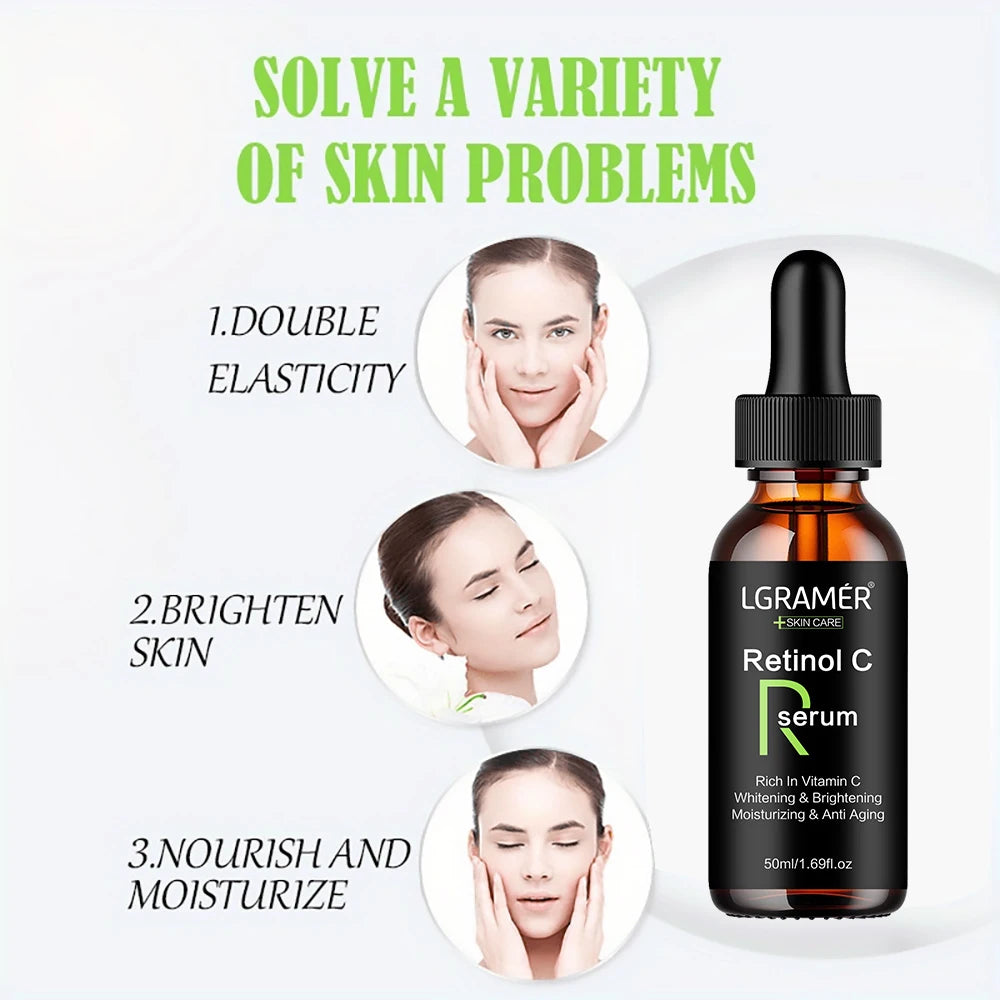Sérum de Retinol Anti-Rugas – Minimiza Poros e Ilumina a Pele